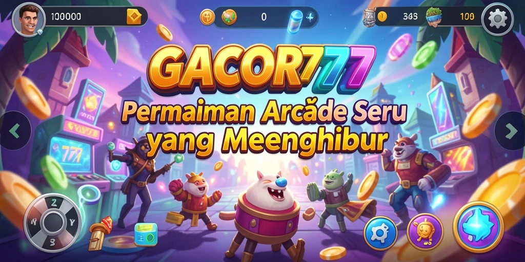 Tampilan menarik dari gameplay GACOR777 dalam genre Arcade.