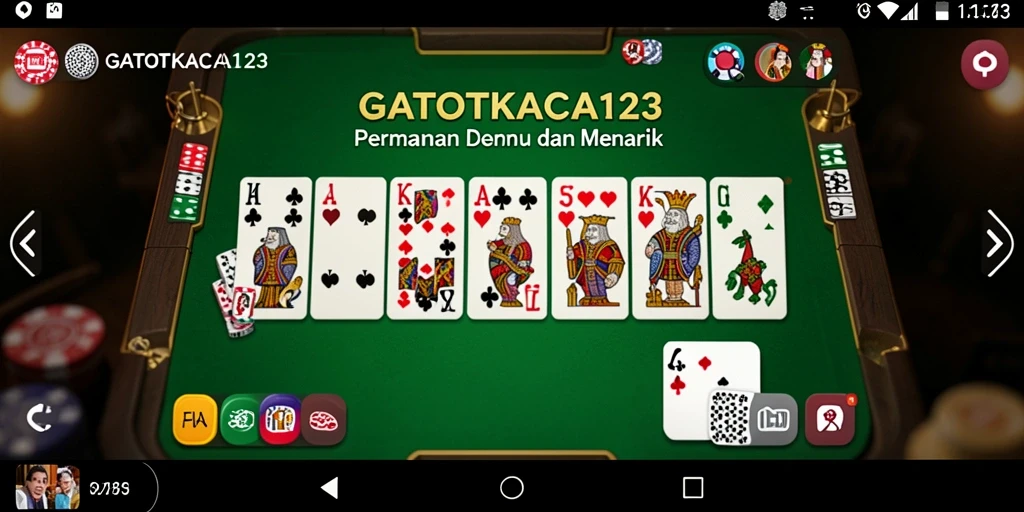 Tampilan gameplay GATOTKACA123 yang menarik dan interaktif.