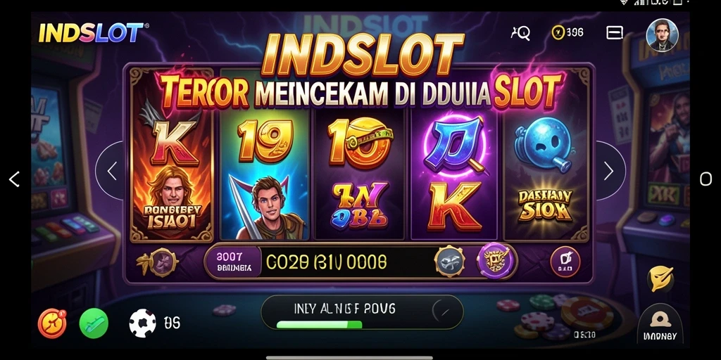 Tampilan layar gameplay INDSLOT yang menakutkan dan penuh kejutan.