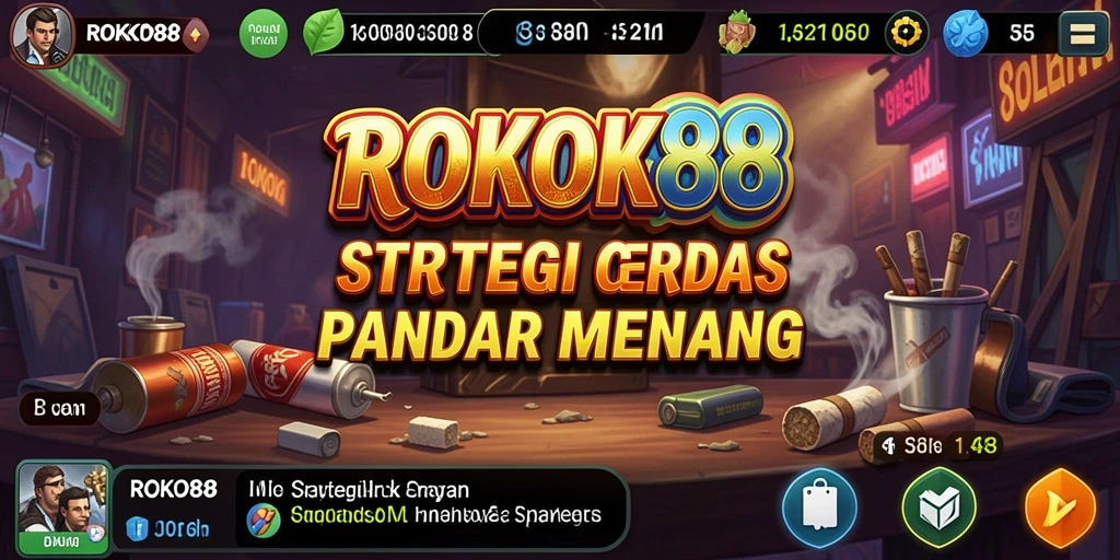 Screenshot ROKOK88 menampilkan strategi mendalam yang mendebarkan.