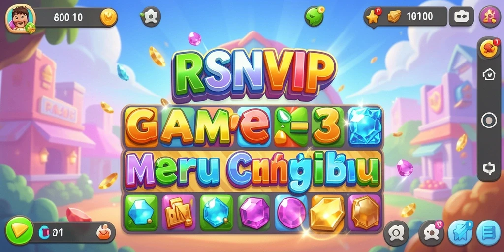 Tangkapan layar RSNVIP menunjukkan gameplay penuh warna dan seru.