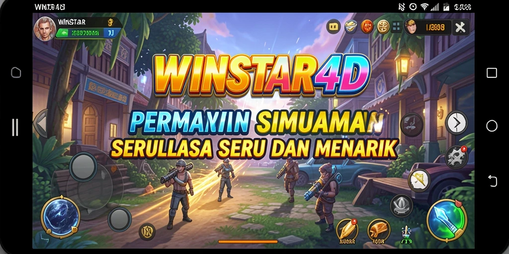 Tampilan gameplay menarik dari WINSTAR4D dengan grafik yang realistis.